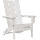  Sklopiva Adirondack stolica Bijelo 80,5 x 74,5 x 92 cm HDPE | shoptok.hr