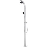  Vrtni tuš sa smeđom bazom 220 cm aluminijski | shoptok.hr