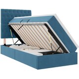  s madracem i skladištem Tamno plava 100 x 200 cm Baršun | shoptok.hr