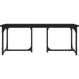  Stolić za kavu crni 90x50x35 cm od konstruiranog drva | shoptok.hr