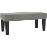 Box spring krevet s madracem svjetlosivi 90x190 cm baršunasti | shoptok.hr