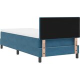  LED Box Spring Krevet Tamno plava 90 x 200 cm Baršun | shoptok.hr
