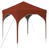 vidaXL Zložljivi šotor za zabave 194 x 194 x 245 cm Terakota, (5000218941) | Shoptok.si