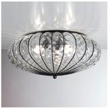 siru - plafonsko svetlo accademia 3xE27/60W/230V prozirno/crno venecijansko staklo | Eponuda.com