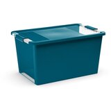 Kis Petrolej zelena plastična kutija za pohranu s poklopcem 55x35x28 cm Bi-Box – Cijene