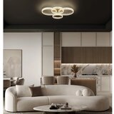 Globo 67377-90 - LED prigušiva plafonska svetiljka FRANCINE LED/90W/230V srebrna+daljinski upravljač | Eponuda.com