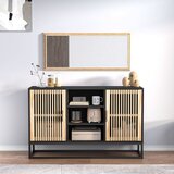 The Living Store Komoda crna 105 x 30 x 65 cm od konstruiranog drva Cijene