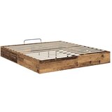  Otoman krevet Staro drvo 193 x 120 x 25 cm Konstruirano drvo - Staro drvo 160 x 200 cm | shoptok.hr