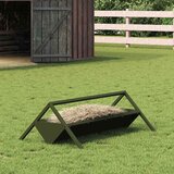 vidaXL Hranilnica za živino Oljčno zelena 111 x 76 x 38 cm | Shoptok.si