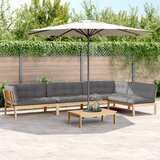 vidaXL 5-dijelna set vrtnih sofa od paleta s jastucima od drva bagrema | shoptok.hr