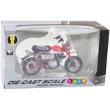  Metalni motor za igru Retro Classic sa svjetlosnim efektima 1:12 - crveni | Shoptok.si