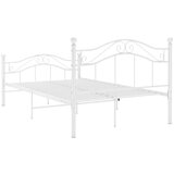  Okvir za krevet bijeli metalni 120 x 200 cm | shoptok.hr