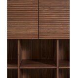 Kave Home Tamno smeđi ormarić u dekoru oraha 100x163x40 cm Norlen – | shoptok.hr