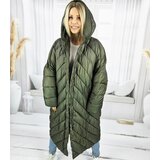 Pri Long jacket women's coat with diagonal quilting Warm LUCY | Shoptok.si