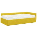  Kotni okvir postelje z matrico Drugo 2 pcs Zelena Žamet, (5000123247) | Shoptok.si