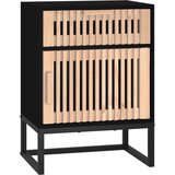  Noćni ormarić crni 40x30x55,5 cm konstruirano drvo i željezo | Eponuda.ba