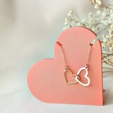 Jewelry Nikolić ogrlica dva srca | Eponuda.com