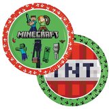 Minecraft Papirnati krožniki - 23 cm, 8 kos Cene