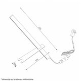  solea 27 stona lampa 6W 3000K crna/drvo dim | ePonuda.com