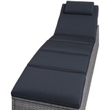 Ambia Garden VRTNI LEŽALNIK železo prašno lakirano siva | Shoptok.si
