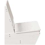  Vrtna stolica bijela 60x64x70 5 cm od masivne borovine | shoptok.hr
