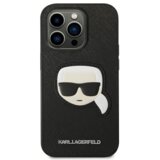 Karl Lagerfeld KLHCP14LSAPKHK za iphone 14 pro črna zaščita - karls head | Shoptok.si