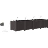  Vrtna saksija 4 pcs Smeđa 160 x 40 x 37,5 cm Plastika | Eponuda.com