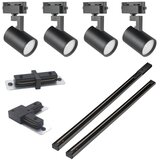  Reflektor za šinski sistem LYNX 4xGU10/10W/230V crni | Eponuda.com
