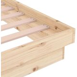  Posteljni okvir iz trdnega lesa 135x190 cm, (20644377) | Shoptok.si