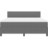  LED Box Spring Krevet Svijetlo siva i bijela. 180 x 200 cm | shoptok.hr