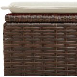 vidaXL 9-dijelni set vrtnih sofa s jastucima poliratan smeđi | shoptok.hr