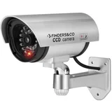 RIFF RF-IR1 CCTV IR Outdoor Home Security Dummy Fake Camera z utripajočo rdečo lučjo 2x AA baterija Bela, (21154977)