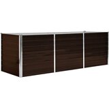 Furnova Visoka greda rjava 240x80x77 cm pocinkano jeklo, (21919871) | Shoptok.si