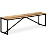 vidaXL Klop iz trdnega mangovega lesa 160x35x45 cm Cene