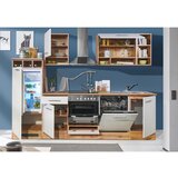 XORA omara za vgradnjo hladilnika madeira, bela, hrast | Shoptok.si