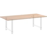  Noge za blagovaonski stol bijele 2 kom 90 x (72-73) cm čelik | shoptok.hr