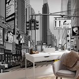  Foto tapeta - Comic book city - New York street in pop art style 392x280 Samoljepljiva Cijene