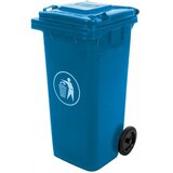 MIRPOL koš za smeti, 120 L, modra u