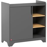 Modern Living previjalna komoda leaf, grafit, hrast | Shoptok.si