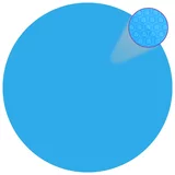 vidaXL Plavajoča okrogla PE solarna folija za bazen 300 cm modre barve