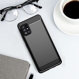 Carbon Case Fleksibilna futrola za Samsung Galaxy M51 crna | shoptok.hr