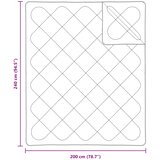  Set deka s jastukom 3 kom. Bijela Mikrovlakna 240 x 200 cm,60 x 70 cm | Shoptok.si