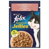 Felix Purina Sensation Losos U Želeu Sa Ukusom Škampa - 85 g | ePonuda.com