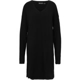 Pieces Tall Pletena obleka 'JULIANA' črna | Shoptok.si