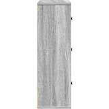 vidaXL Knjižna omara siva sonoma 60x24x76,5 cm inženirski les | Shoptok.si