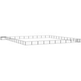  Ograda za pse s 44 panela crna 100 x 50 cm čelik obložen prahom | Eponuda.com