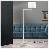 Orion Stl 12-1187/1 - Stojeća lampa CARLTON 1xE27/40W/230V bela/matni hrom | Eponuda.com