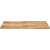 Stolna ploča 120x70x2 cm pravokutna od masivnog drva bagrema | shoptok.hr