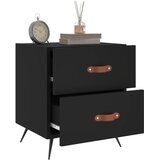  Noćni ormarići 2 kom crni 40 x 35 x 47,5 cm konstruirano drvo | shoptok.hr