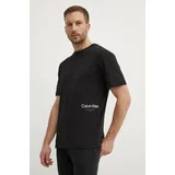 Calvin Klein Bombažna kratka majica moška, črna barva, K10K113102